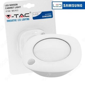 Plafoniera LED 1,5W a batterie con Sensore Movimento per Armadio